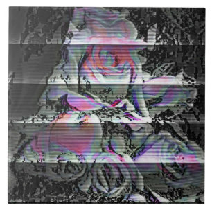 Techno Bouquet-keramische Tegel Tegeltje