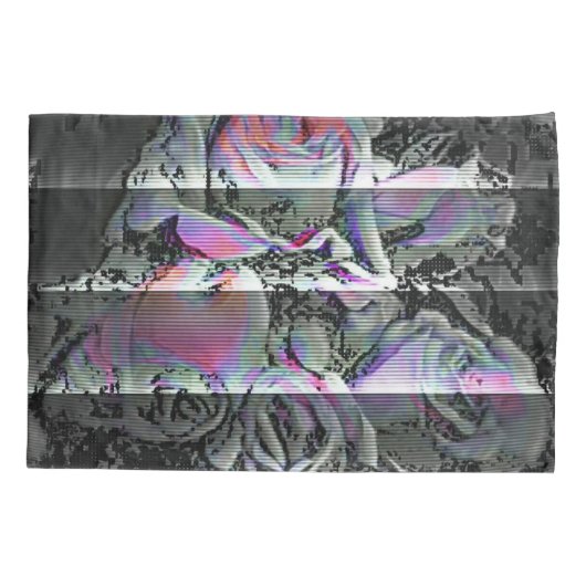 Techno Bouquet Kussensloop (Achterkant-Links)