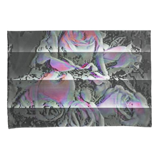 Techno Bouquet Kussensloop (Voorkant-Rechts)