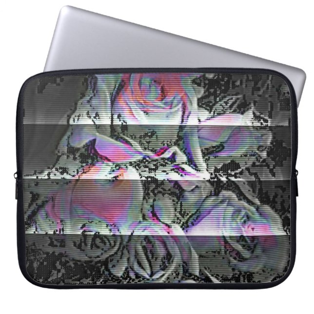 Techno Bouquet-laptophoes Laptop Sleeve (Voorkant)