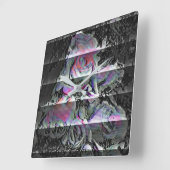 Techno Bouquet Large Clock Vierkante Klok (Hoek)