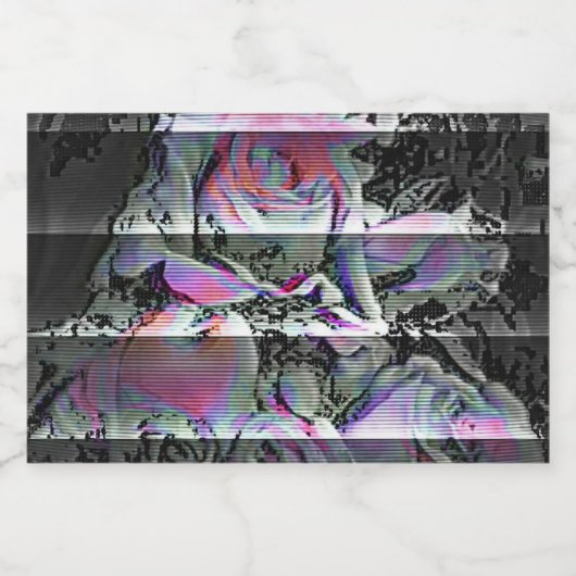 Techno Bouquet Likeurfles Etiket (Enkel label)