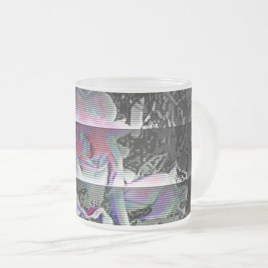 Techno Bouquet Matglas Koffiemok (Voorkant rechts)