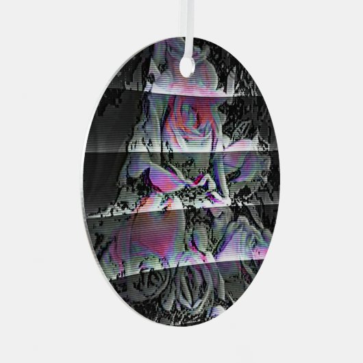 Techno Bouquet Metalen Ornament (Voorkant Rechts)