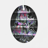 Techno Bouquet Metalen Ornament (Voorkant links)