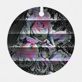 Techno Bouquet Metalen Ornament (Voorkant)