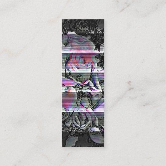 Techno Bouquet Mini Visitekaartje (Voorkant)