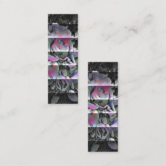 Techno Bouquet Mini Visitekaartje (Voorkant / Achterkant)