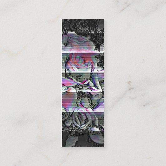 Techno Bouquet Mini Visitekaartje (Achterkant)