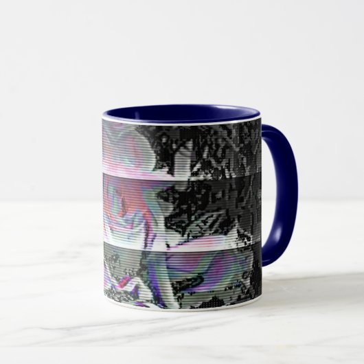 Techno Bouquet Mok (Voorkant rechts)