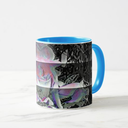 Techno Bouquet Mok (Voorkant rechts)