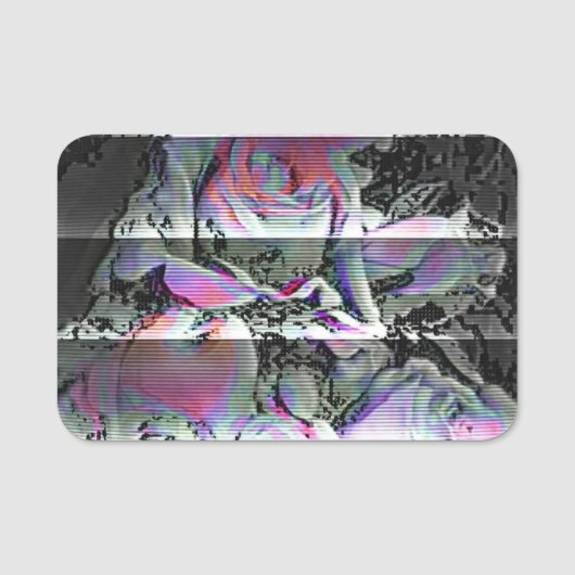 Techno Bouquet Naamplaatje (Voorkant)