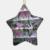 Techno Bouquet-Ornament Keramisch Ornament (Links)