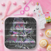 Techno Bouquet Paper Plates Papieren Bordje (Feest)