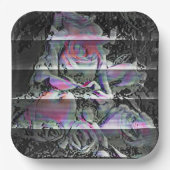 Techno Bouquet Paper Plates Papieren Bordje (Voorkant)