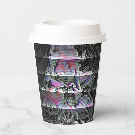 Techno Bouquet Papieren Bekers (Achterkant)