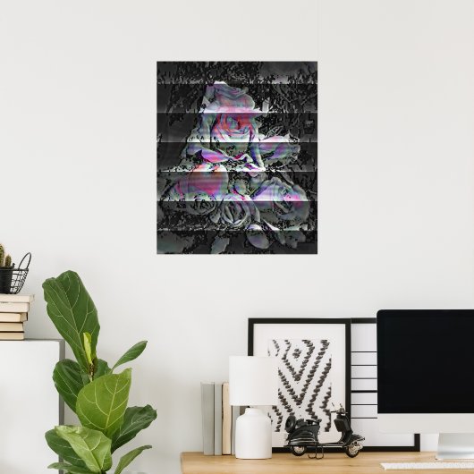 Techno Bouquet Poster (Thuiskantoor)