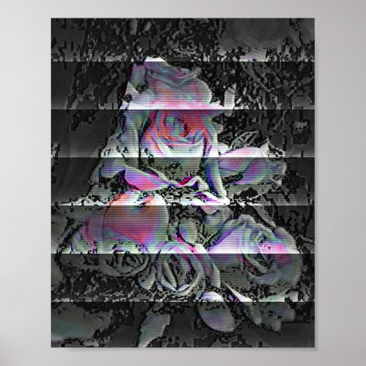Techno Bouquet Poster (Voorkant)