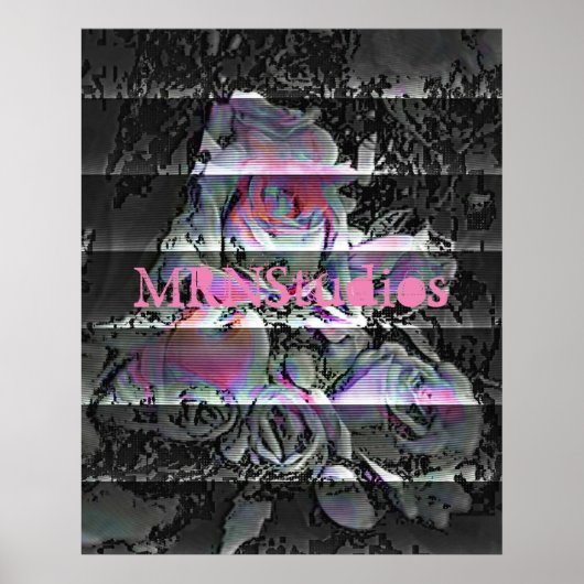 Techno Bouquet Poster (Voorkant)