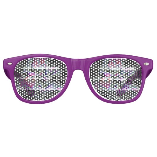 Techno Bouquet Retro Sunglasses Zonnebril (Voorkant)