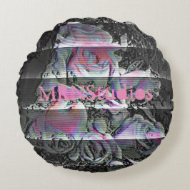 Techno Bouquet Round Pillow Rond Kussen