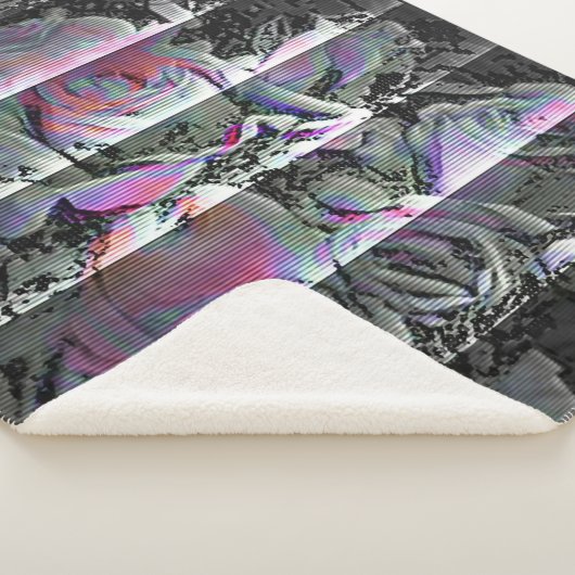 Techno Bouquet Sherpa Blanket Deken (3/4)