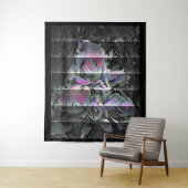 Techno Bouquet Tapestry Wandkleed (In situ)