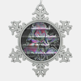 Techno Bouquet Tin Sneeuwvlok Ornament