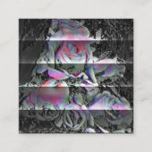 Techno Bouquet Vierkante Visitekaartje (Voorkant)