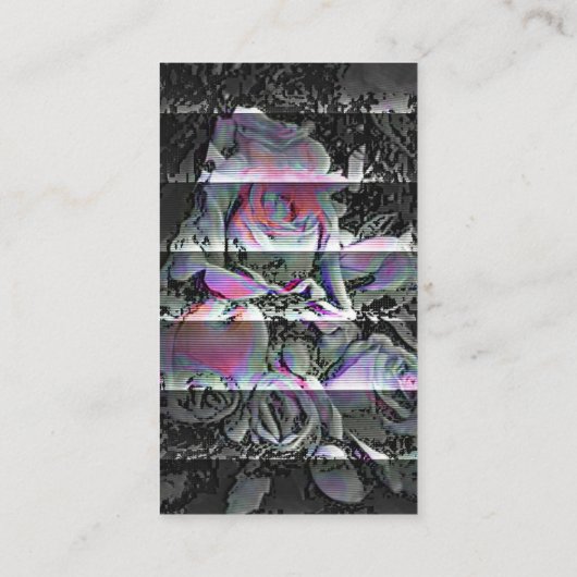 Techno Bouquet Visitekaartje (Achterkant)