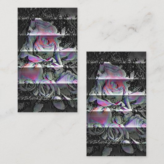 Techno Bouquet Visitekaartje (Voorkant / Achterkant)