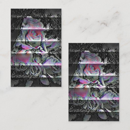 Techno Bouquet Visitekaartje (Voorkant / Achterkant)