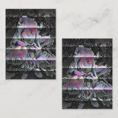 Techno Bouquet Visitekaartje (Voorkant / Achterkant)