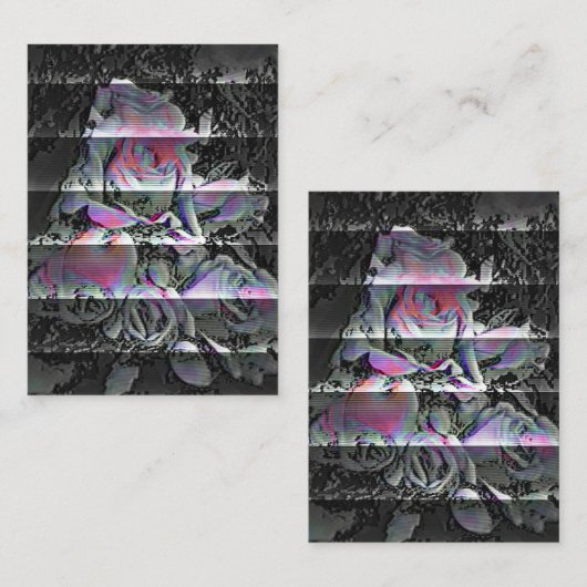 Techno Bouquet Visitekaartje (Voorkant / Achterkant)