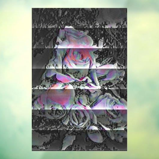 Techno Bouquet Window Cling Raamsticker (Vel 3)