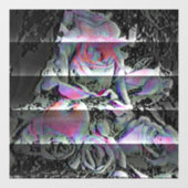 Techno Bouquet Window Cling Raamsticker (Vel)