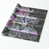 Techno Bouquet Wrapping Paper Cadeaupapier (Uitgerold)
