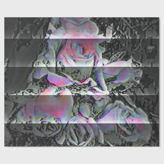 Techno Bouquet Wrapping Paper Cadeaupapier (Vlak)