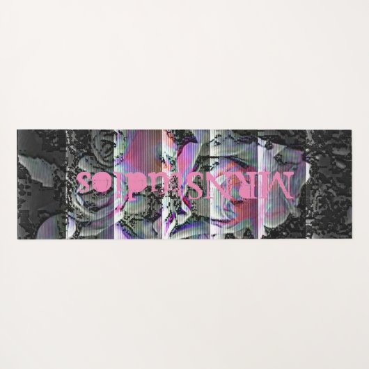 Techno Bouquet Yoga Mat (Achterkant (horizontaal))