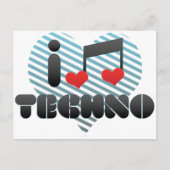 Techno Briefkaart (Voorkant)
