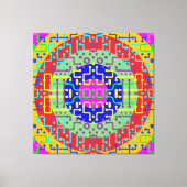 Techno Circus 2 Canvas Afdruk (Voorkant)