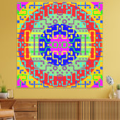 Techno Circus 2 Canvas Afdruk (Insitu (Woonkamer))