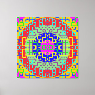 Techno Circus 2 Canvas Afdruk