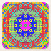 Techno Circus Kartonnen Onderzetters (Voorkant)