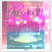 Techno City  Sticker (Vel)