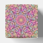 Techno Color  Fractal Kaleidoscope Bedankdoosjes (Bovenkant)