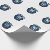 Techno Cyber Kat Grappige Kat Liefhebber Design - Cadeaupapier (Hoek)