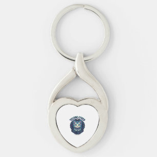 Techno Cyber Kat Grappige Kat Liefhebber Design - Sleutelhanger