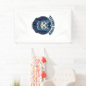 Techno Cyber Kat Grappige Kat Liefhebber Design - Spandoek (Insitu)