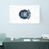 Techno Cyber Kat Grappige Kat Liefhebber Design - Spandoek (Beurs)